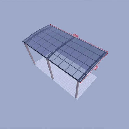Home Villa Gazebos Garden Outdoor Canopy Tent Modern Custom Parking Shed Sunshade Awning Patio Pergola Aluminum Alloy Carport