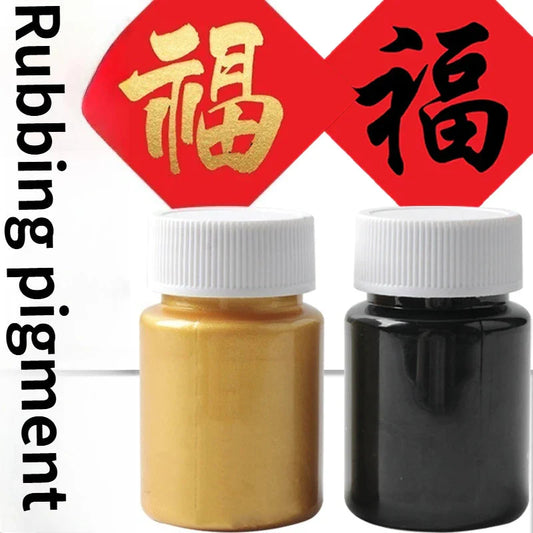Metallic Acrylic Paint Waterproof, Statue Coloring Hand-painted Art Graffiti Gold/Silver Watercolor Pigments