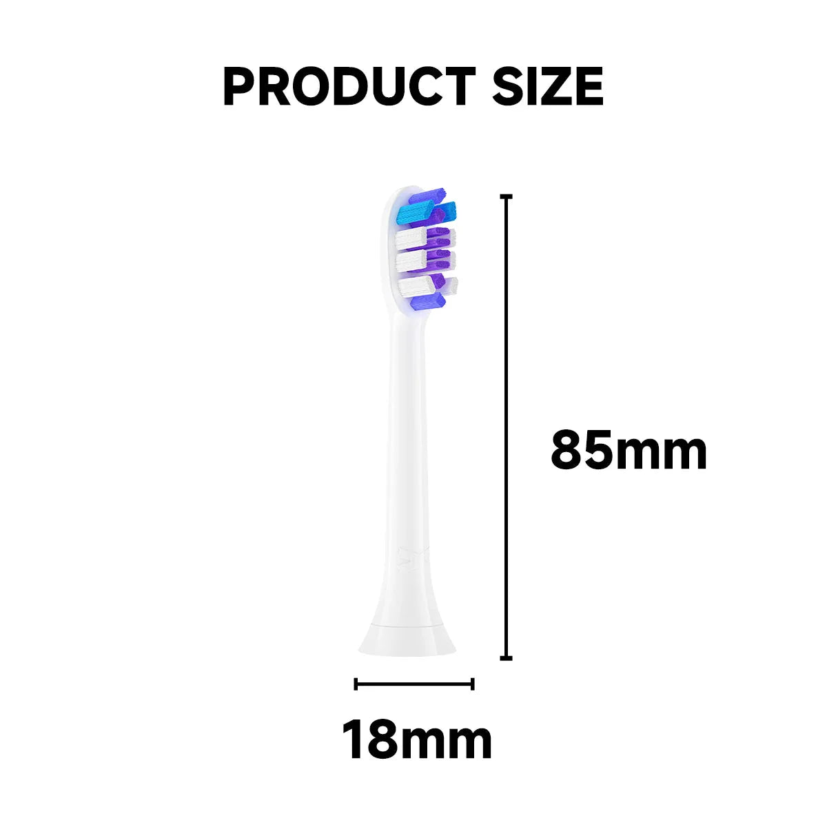4/8pcs Replacement Toothbrush Heads Compatible with Philips Sonicare Soft Replacement Electric Brush Head 4100 6500 6100 7500 5