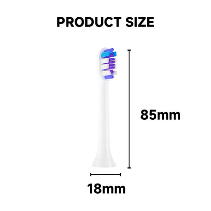 4/8pcs Replacement Toothbrush Heads Compatible with Philips Sonicare Soft Replacement Electric Brush Head 4100 6500 6100 7500 5