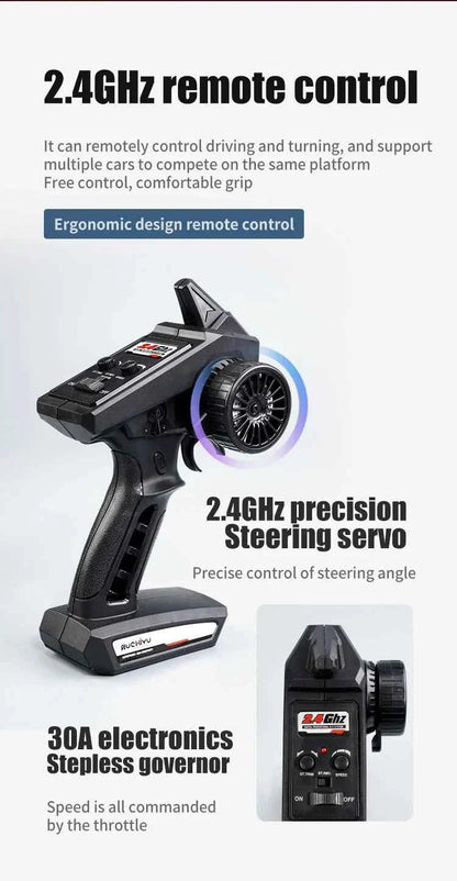 RC Car 75KM/H High Speed Racing Remote Control Car Truck for Adults 4WD Off Road Monster Trucks Climbing Vehicle Christmas Gift