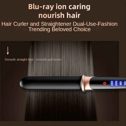 Flat Iron Hair Straightener 2 In 1 Professional Hair Straightener Hair Iron Curling Straightening Irons
