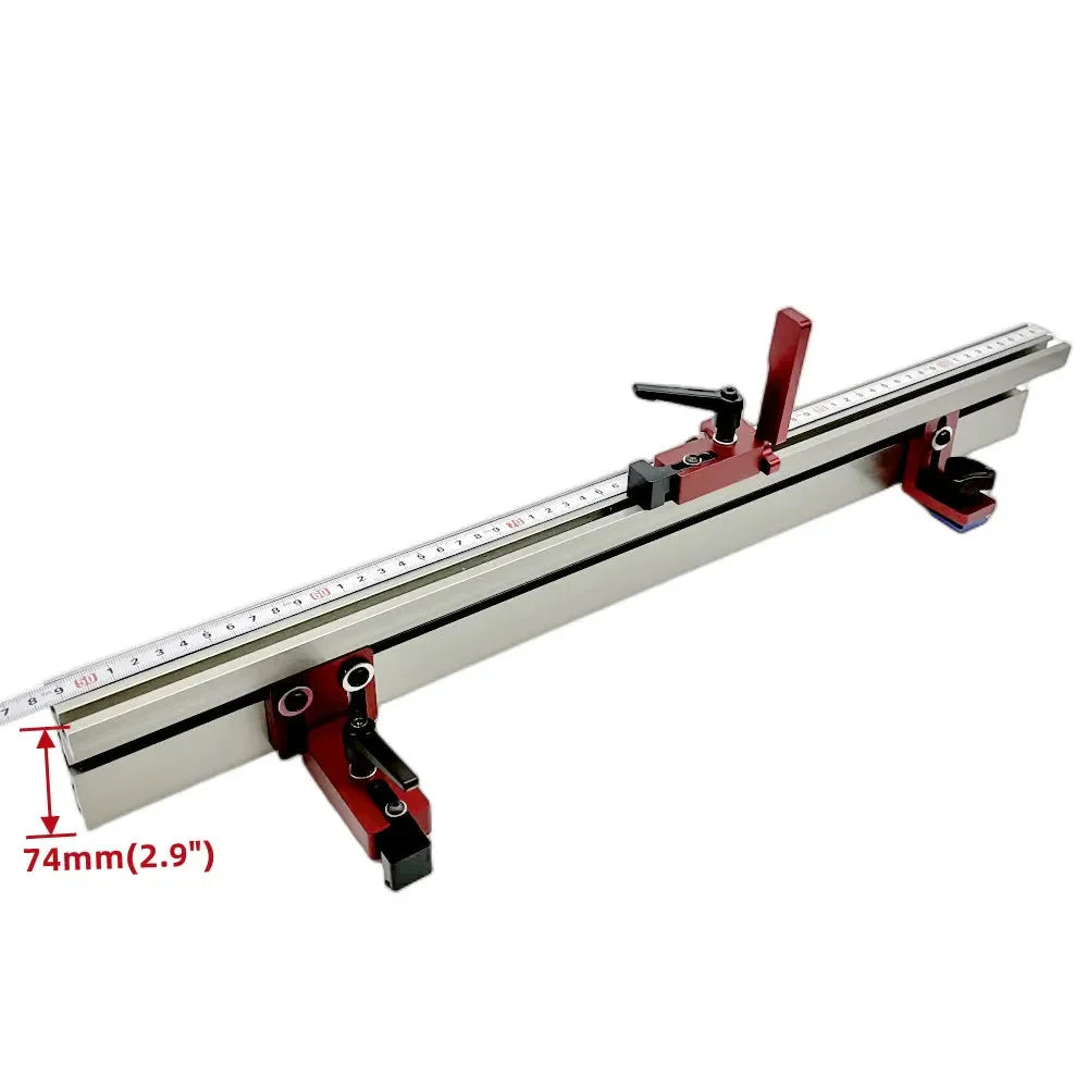 Router Table Fence Aluminum Multi T-Track Table Saw Profile Fence Woodworking T-Slot Miter Track Connector and Fence Stoppe