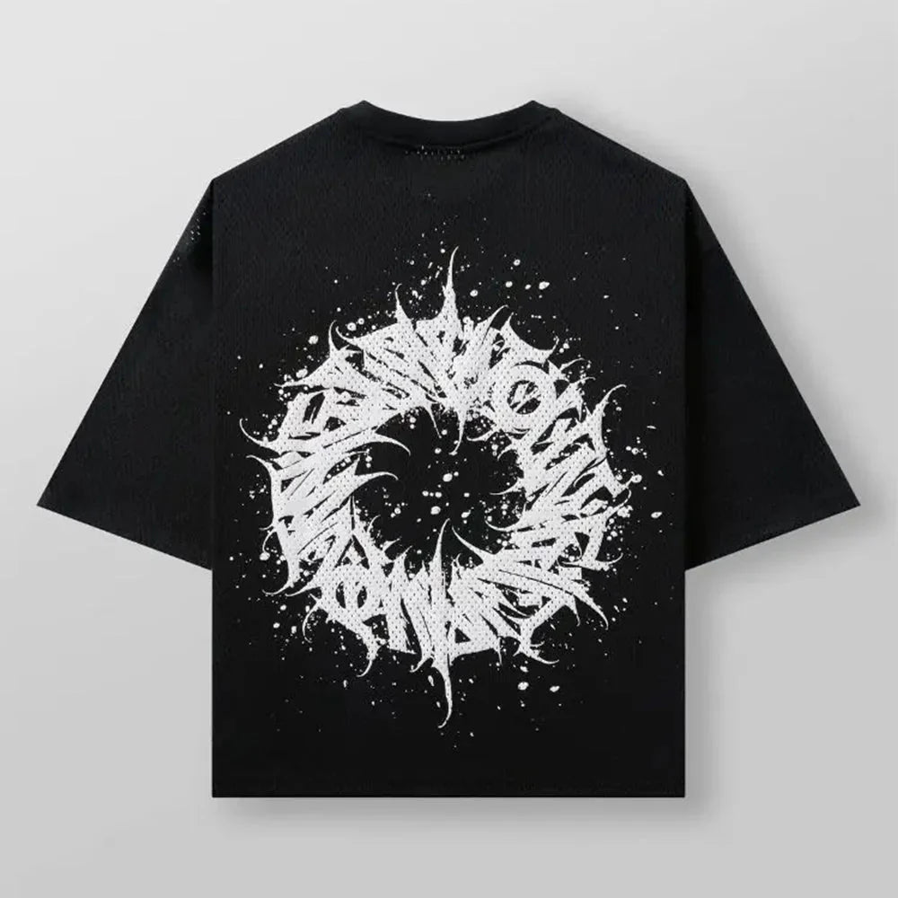 T-shirts Men Summer New Sports Man T-shirts Leisure Mesh Round Neck Fashion Loose And Comfortable Clothing Gym Running Shirts