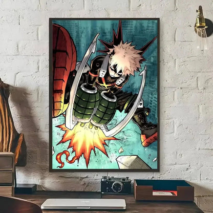 Painting By Numbers for Adult  Classic Anime My Hero Academia Paint By Number Home Decor