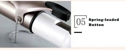 Electric Heating Curly Hair Stick Curling Iron Hair Straightener Wave Waver Beauty Salon Styling Tool Appliances Crimping Iron