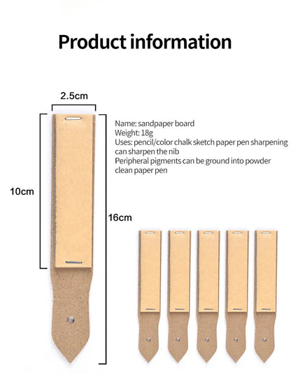 Blending Stumps and Tortillions Paper Art Blenders with Sandpaper Pencil Sharpener Pointer Artist Set For Art Drawing Supplies