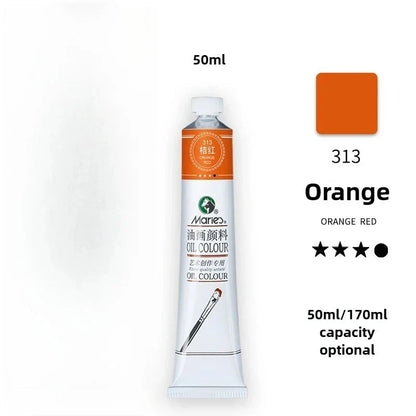 Maries Oil Paint 50ML Oil Painting Art Creation Pigment Large Oil Paint Paint Single Commonly Used 24 Colors
