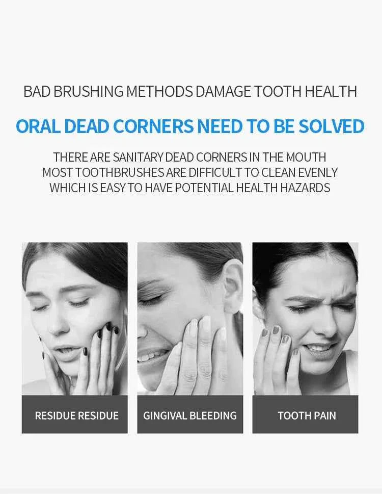 Sonic Electric Toothbrush for Men and Women Adult Household Non Rechargeable Soft Hair IPX6 Waterproof