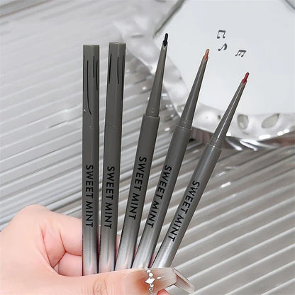 Silky Long-lasting Eye Liner Pencil  Eyeliner Pen Natural Matte Wine Red Eyeliner Easy To Color Waterproof Eye Make Up Cosmetics