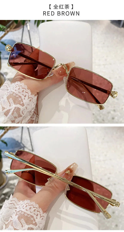 High Definition Sunglasses for Men Ladies Blue Light Blocking Eye Protection Eyewear Rimless Square Frame Eyeglasses Goggle