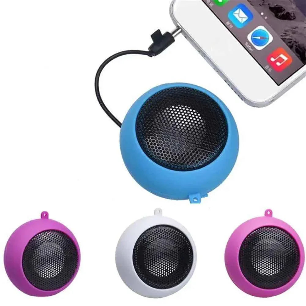 Music Player Mobile Phone Loudspeaker Wired for Phone PC 3.5mm Jack Hamburger Speaker Sound Box Amplifier
