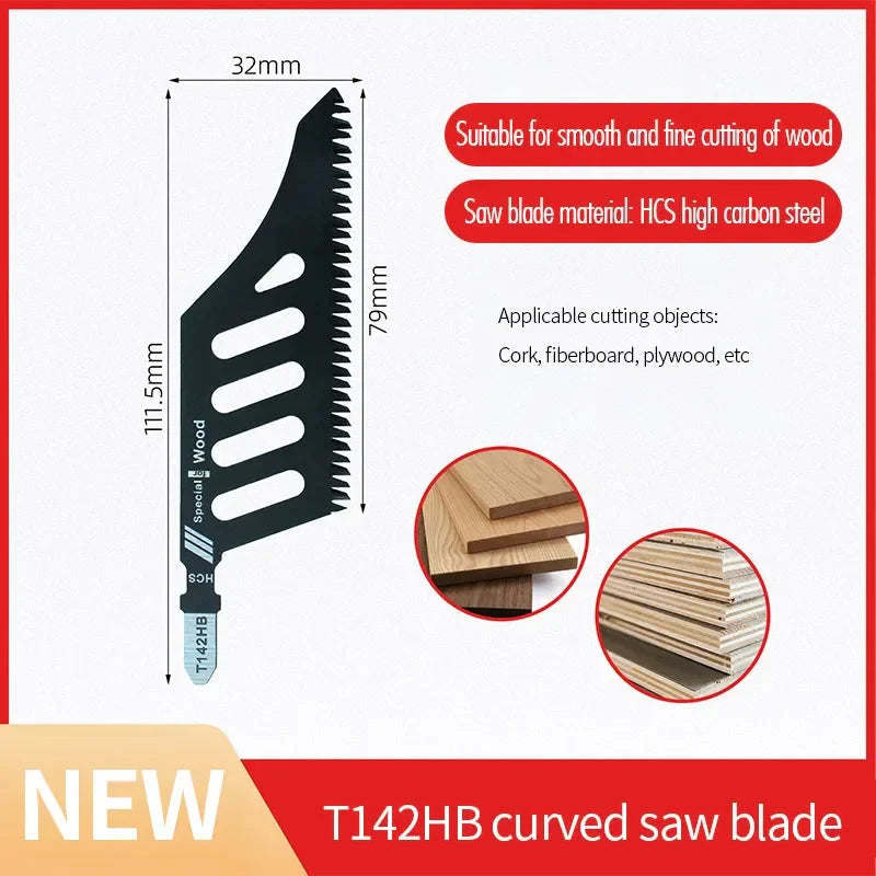 T-shank Jigsaw Heavy Duty Scroll Saw Blades Multi Tool Blades Cutting Fine Coarse Teeth Fit Chainsaw Tool Irregular Accessories