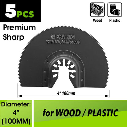 Oscillating Saw Blades Kit，Multitool Blades - Compatible with Milwaukee Dewalt  Worx Skil AEG Ryobi