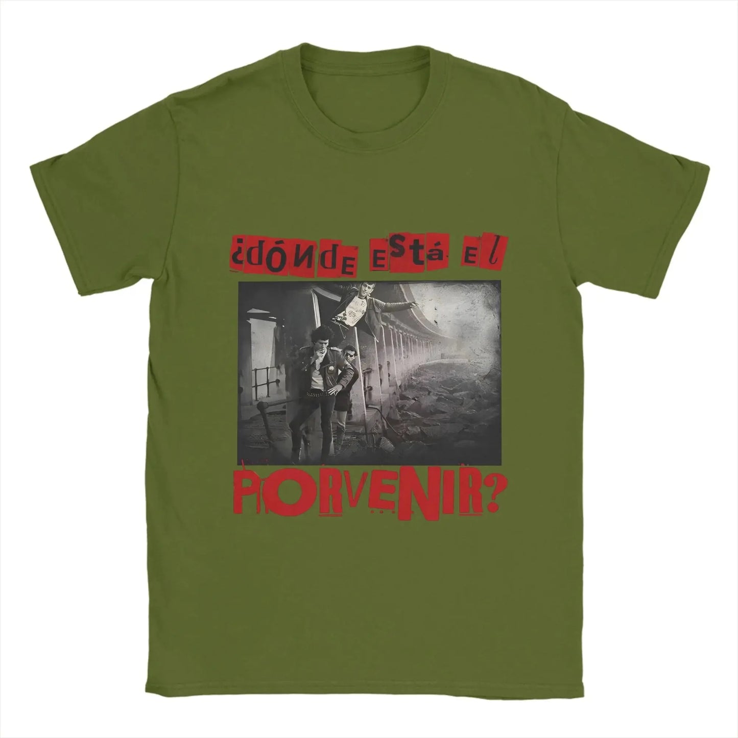 Men Eskorbuto Maldito T Shirts   Retro   Pure Cotton Clothes Vintage Short Sleeve O Neck Tee Shirt Gift Idea T-Shirts