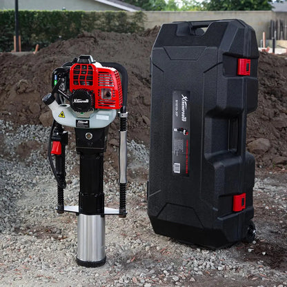 52CC Gas Powered T-Post Driver, 2-Stroke Garden Fencing Farm Piling Driver, Air Cooling Garden Fencing, Customized