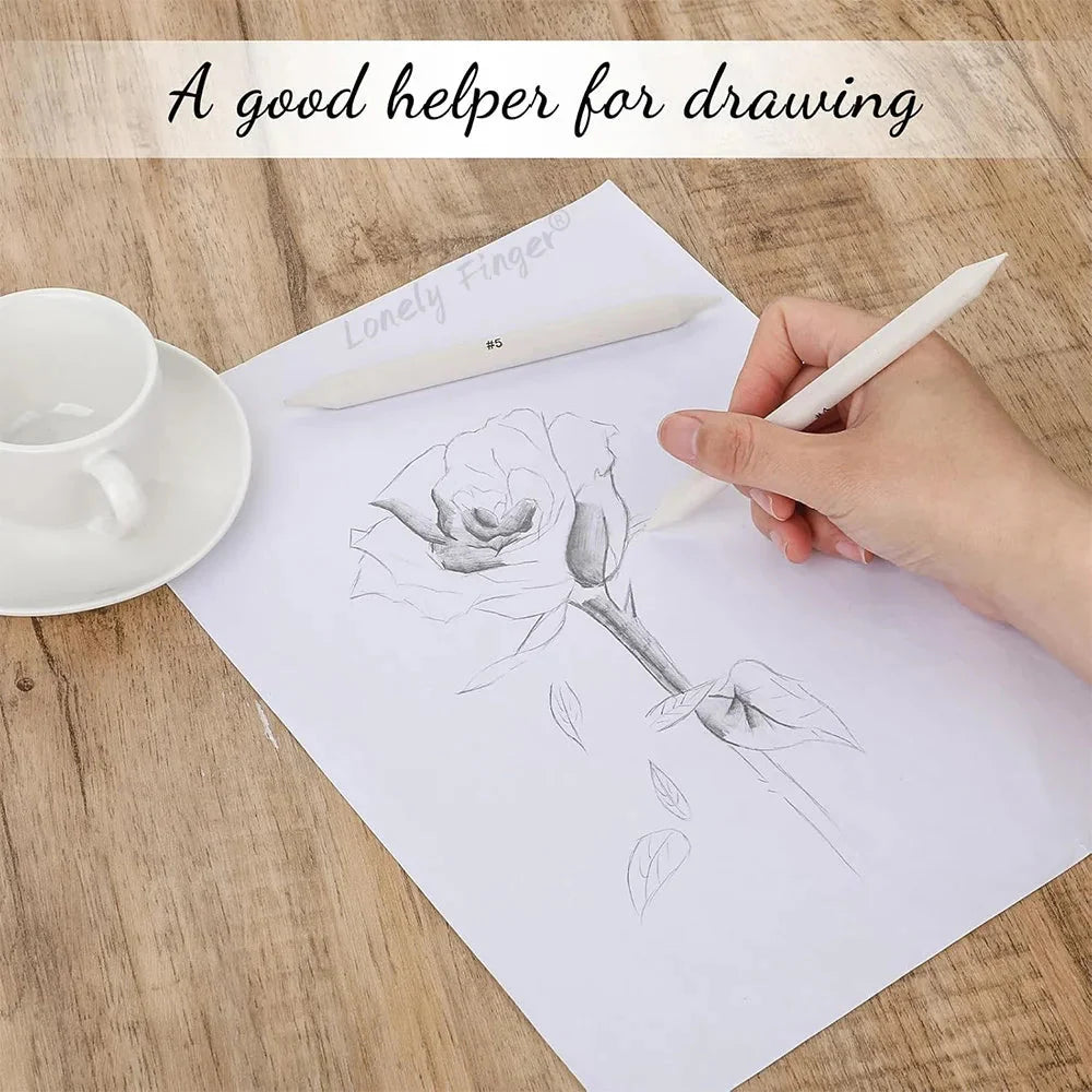 6/12 Pcs Blending Stumps, Paper Art Blenders, Drawing Pencils for Student Artist Charcoal Sketch Drawing Tools, Sketch Supplies