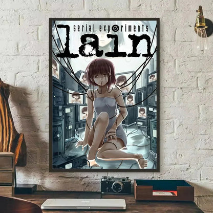 Painting By Numbers for Adult  S-Serial Experiments L-Lain Anime Cute Oil Paint By Number Home Decor
