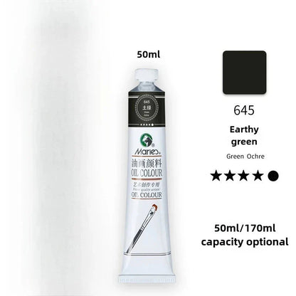 Maries Oil Paint 50ML Oil Painting Art Creation Pigment Large Oil Paint Paint Single Commonly Used 24 Colors