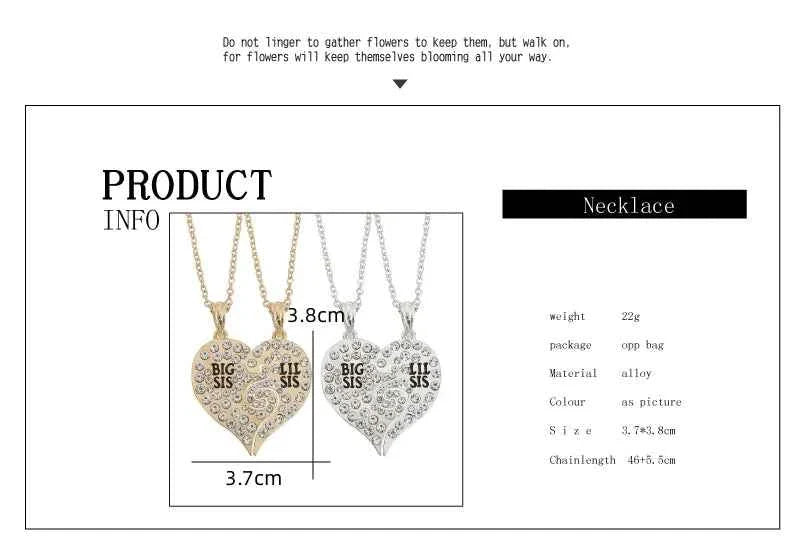 New Best Friends Necklace For Women Girls Broken Heart Puzzle Musical Note Pendant Necklaces BFF Friendship Forever Jewelry Gift