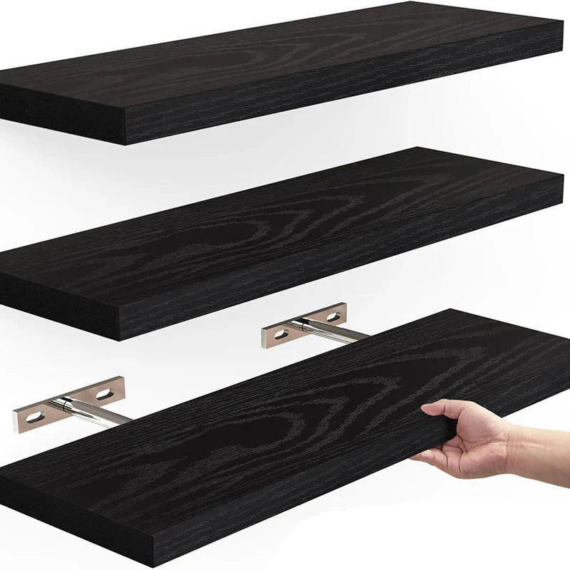 Floating Shelves For Wall,16In Wood Wall Shelf For Room Decor/Storage/Display,For Bedroom,Bathroom,Living Room,Kitchen