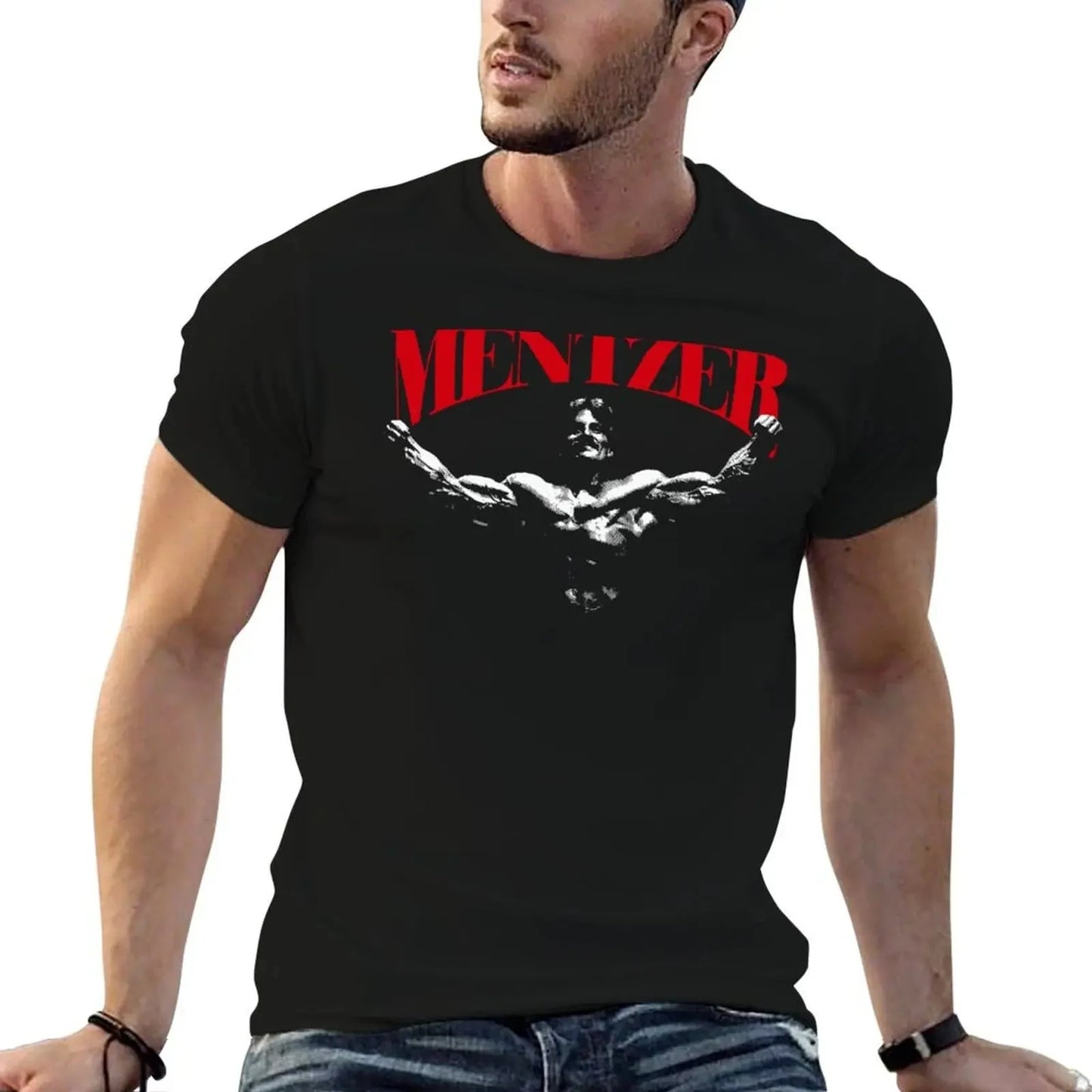 Mike Mentzer T-Shirt Gym Wear T-Shirt man t shirt cotton t shirts for man cotton funny T-Shirt