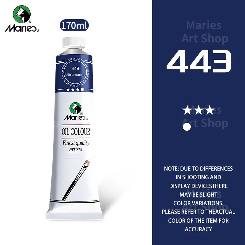 Marie's Oil Paint 170ml/5.95oz Large Tube,Art Supplies for Canvas Painting,Egg,Graffiti,Fabric,Stone,Leather,Wood,Ceramic