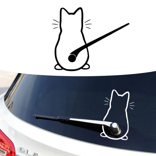 Car interior stickers Art design Animal stickers Window rear glass