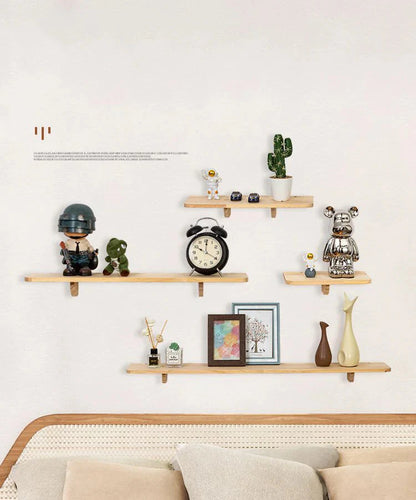 Floating Shelves for Wall Decor,Soild Wood Wall Mounted Shelf for Bathroom,Bedroom,Living Room Kitchen Storage&Decoration