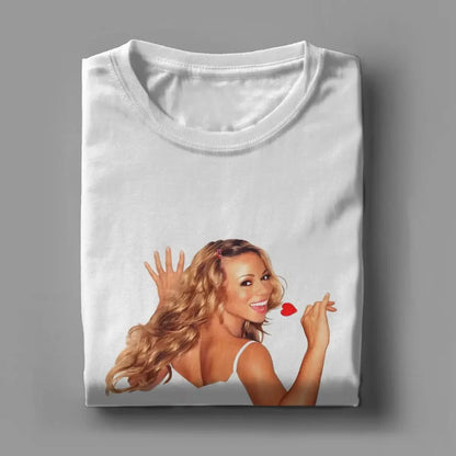 Mariahs T-Shirts for Men Women Creative 100% Cotton Tees Crew Neck Short Sleeve T Shirt Printed Tops