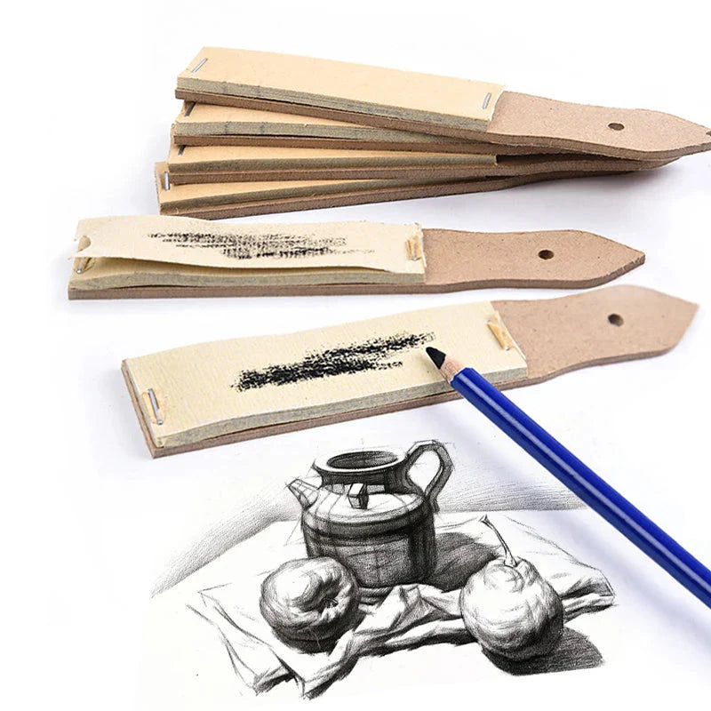 Blending Stumps and Tortillions Paper Art Blenders with Sandpaper Pencil Sharpener Pointer Artist Set For Art Drawing Supplies