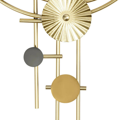Wall Clock Modern Decorative Art Clock Silent Wall Clock Iron Wall Decoration Clock