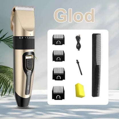 Electric Hair Clipper Men's Professional Hair Clipper Ceramic Blade Household Low Noise Trimmer USB Charging Men's Haircut Tools