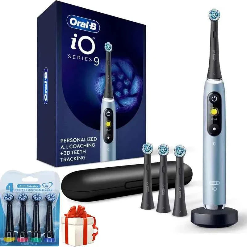Oral-B Electric Toothbrush Oral B iO Series 9 Electric Toothbrush with 1 Replacement Brush Head 1 travel box 1 induction charger