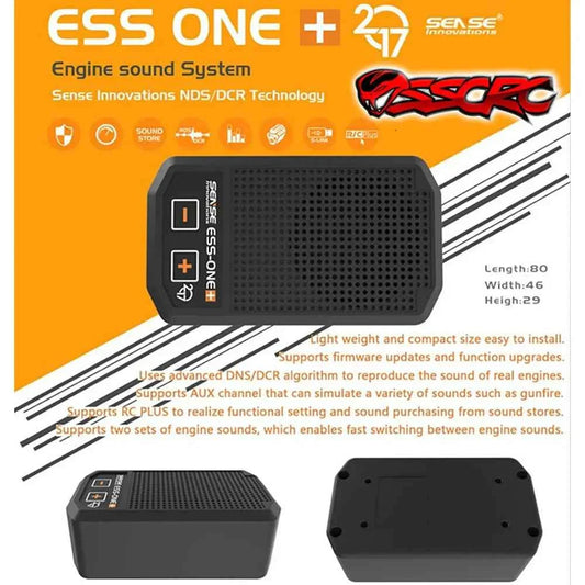 RC Car New Arrivals ESS-ONE plus ENGINE SOUND SYSTEM Real Engine Sound Simulator 1:10 1:8 1:5 Truck Rock Crawler