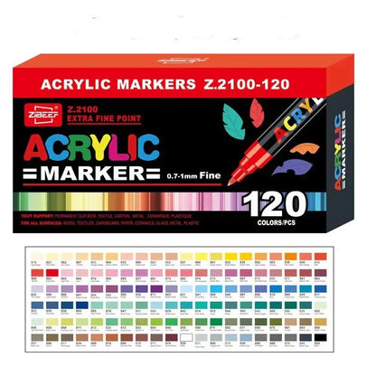 36-240 Acrylic Paint Markers, Waterproof & High Saturation for Wood,Metal,Plastic,Fabric,Glass,Ceramic Painting DIY Art Supplies