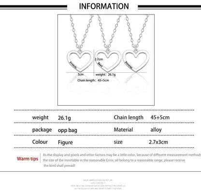 New Best Friends Necklace For Women Girls Broken Heart Puzzle Musical Note Pendant Necklaces BFF Friendship Forever Jewelry Gift
