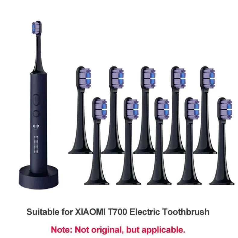 4/8PCS Replacement Brush Heads For XIAOMI MIJIA  T700 Sonic Electric Toothbrush Dupont Bristle with Caps Sealed Pack