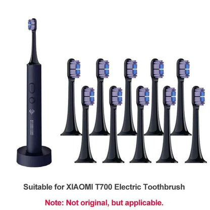 4/8PCS Replacement Brush Heads For XIAOMI MIJIA  T700 Sonic Electric Toothbrush Dupont Bristle with Caps Sealed Pack