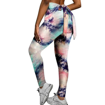 Seamless Tie Dye Leggings Women Sexy Fitness Gym Legging Push up High waist Leggings Sport Pants Women Clothing