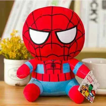 Disney Movie 28cm Marvel Avengers Hero Plush Doll Spiderman Spider-man Ironman Captain America Soft Stuffed Toys For Kids