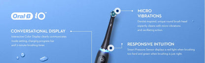 Oral B Electric Toothbrush IO Series Rechargable Waterproof Smart Rotating Timing Electronic Tooth Brushes iO2 iO3 iO4 iO7 iO9