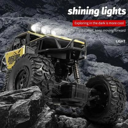Rc Cars 1:18 2WD Off-Road RC Truck All Terrain 2.4G Electric RC Car High Speed 50KM/H Remote Control Car with LED Lights Kid Toy
