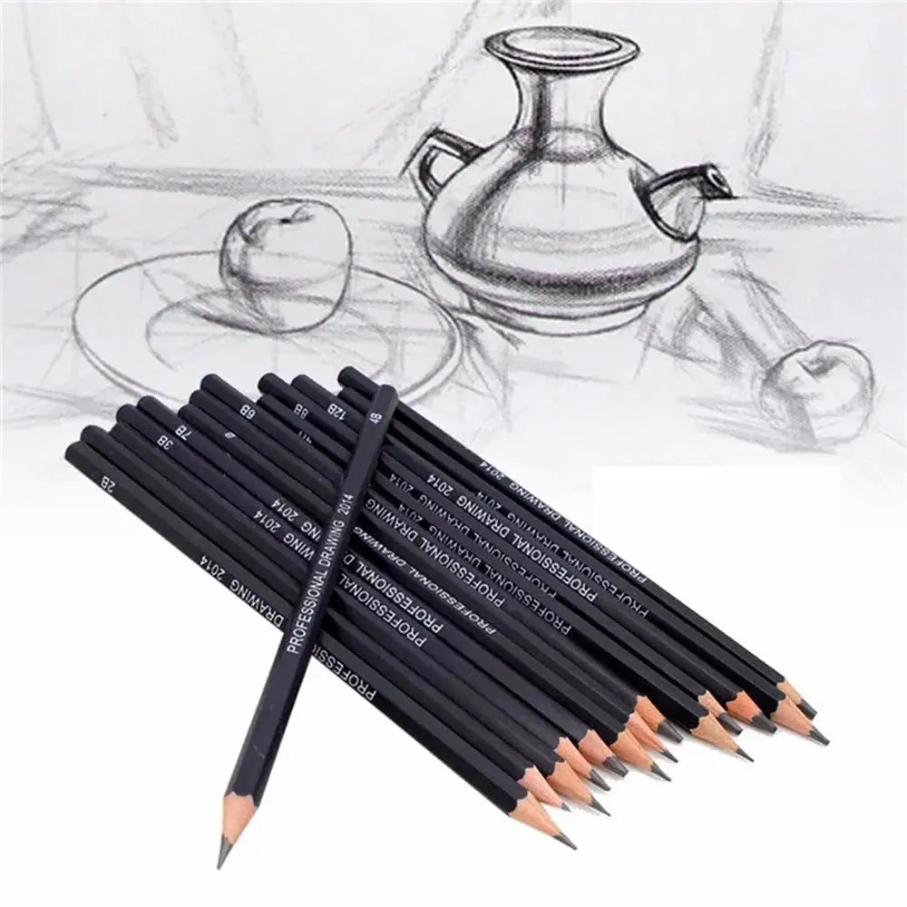 4B 5B 6B 10B 12B 1B Stationery Supplies For Exam HB 2B 6H 4H 2H 3B Professional Sketch Drawing Pencil Set Painting Pencils