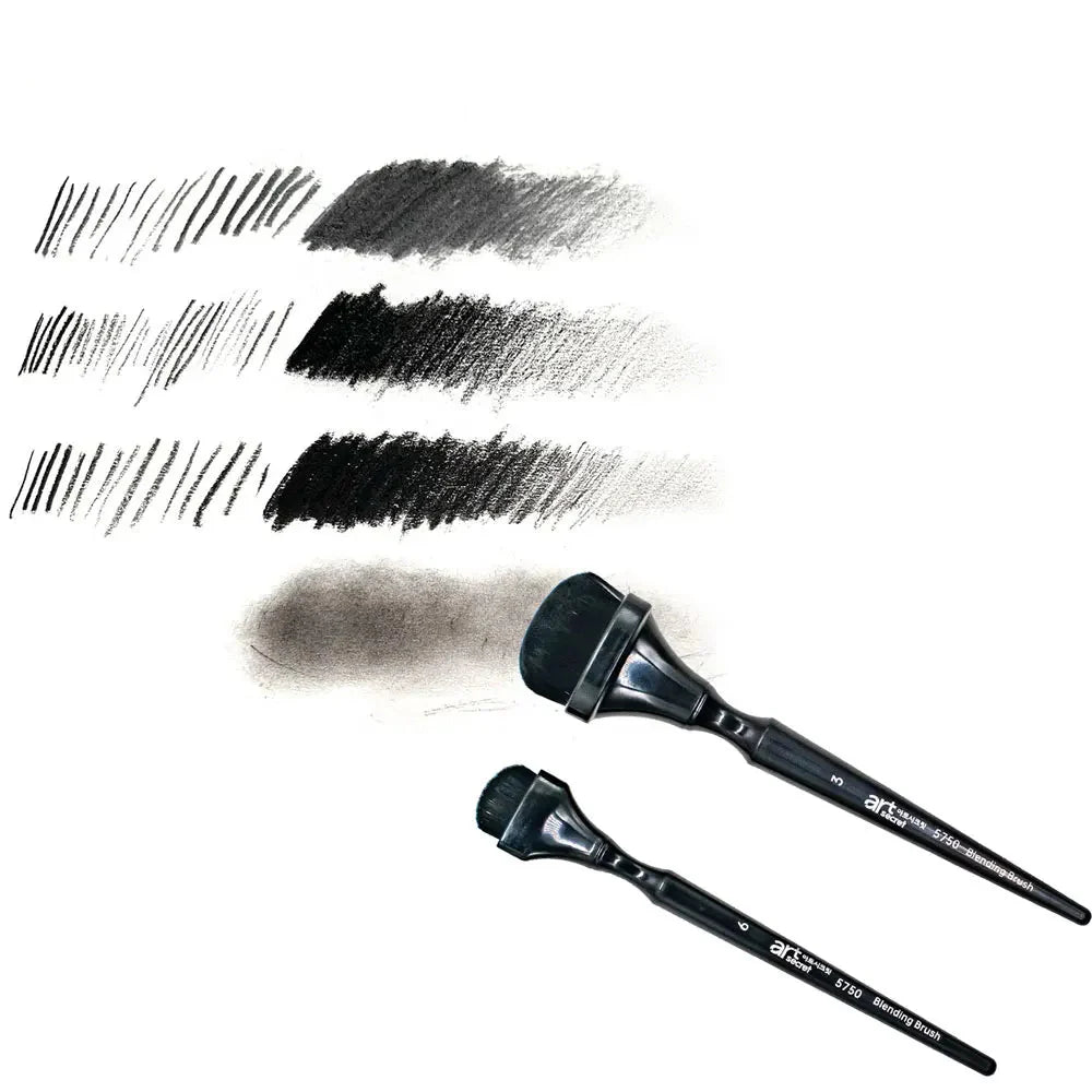 Artsecret Charcoal Drawing Blending Brushes Set for Painting Sketch Drawing Tools Charcoal Ink Blending Supplies