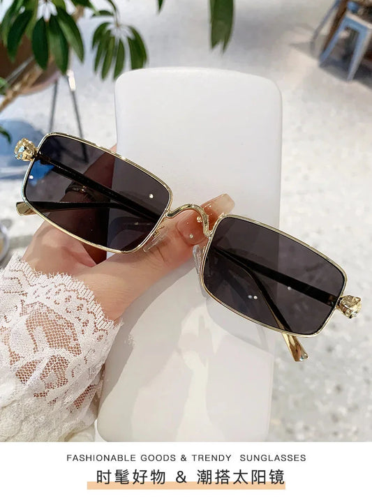 High Definition Sunglasses for Men Ladies Blue Light Blocking Eye Protection Eyewear Rimless Square Frame Eyeglasses Goggle