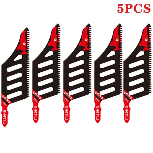 Jigsaw Blade Extra Long Heavy Duty Scroll Saw Blades T-Shank Fine Coarse Teeth for Wood Aluminum Tight Spaces