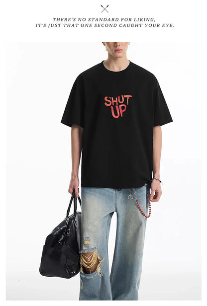 Men's and women's Short-Sleeved T-shirts Funny Abstract Pattern T-shirts 100%Cotton Streetwear Casual Fashion Oversized T-shirts