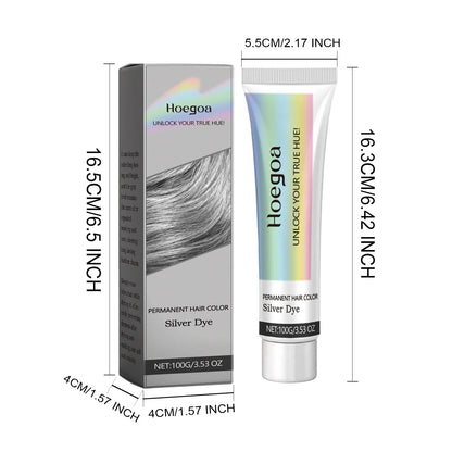 Hoegoa Grey Hair Cream Long Lasting Colour Lock Nourishing Phytocare Trendy Hair Colour Hairdresser