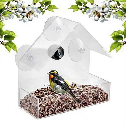 A19F-Bird Feeder With Camera, With HD Night-Version As Shown For Outdoor Bird Watching & Capture Photos B